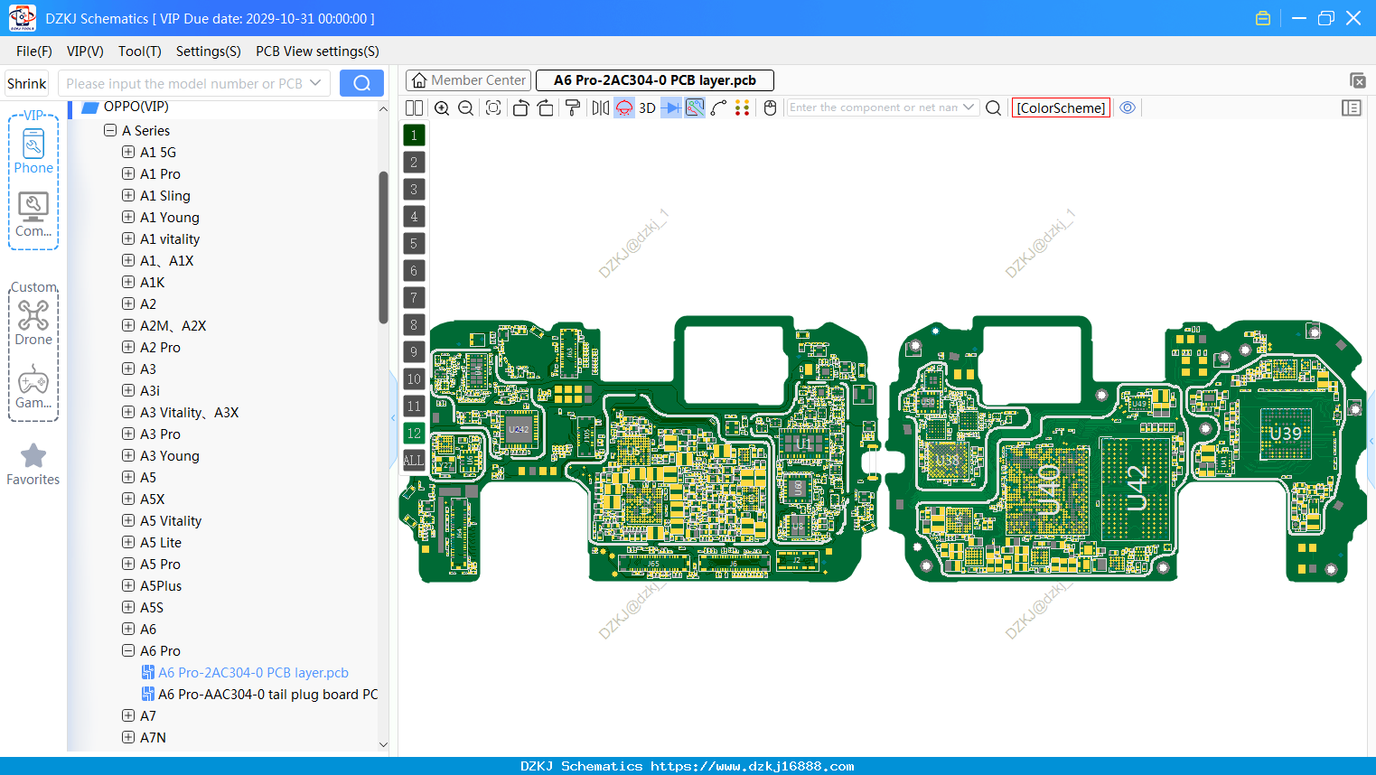 OPPO A6 Pro-2AC304-0 PCB Layer